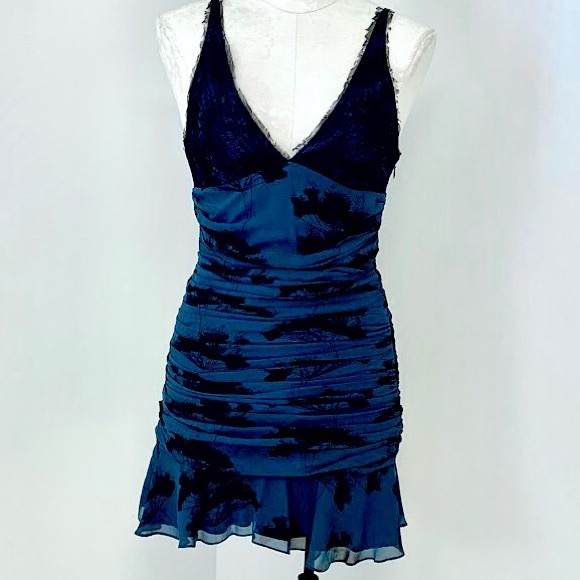 Elizabeth & James 4 Silk Floral Print Party Dress - Picture 9 of 10